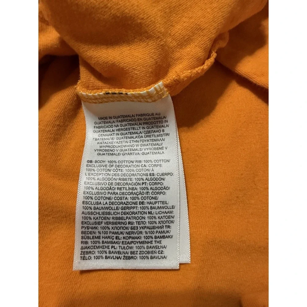 The North Face Men's‎ Long Sleeve Orange T-Shirt Size L